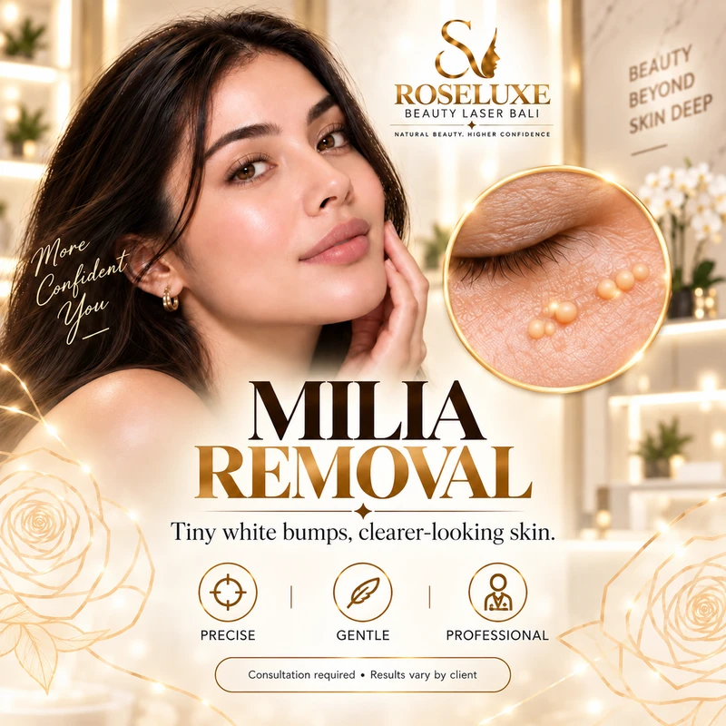 Milia care — RoseLuxe campaign artwork